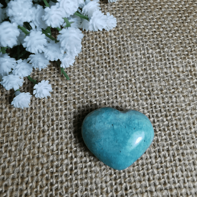 pierre cœur amazonite 