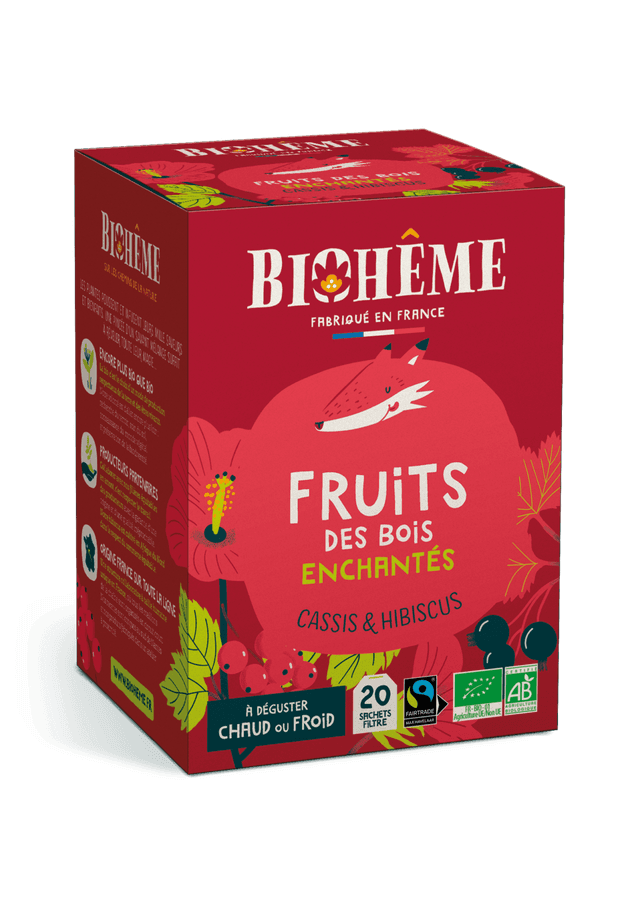 Infusion Fruits des bois enchantés – x20 inf Hibuscus &amp; Cassis